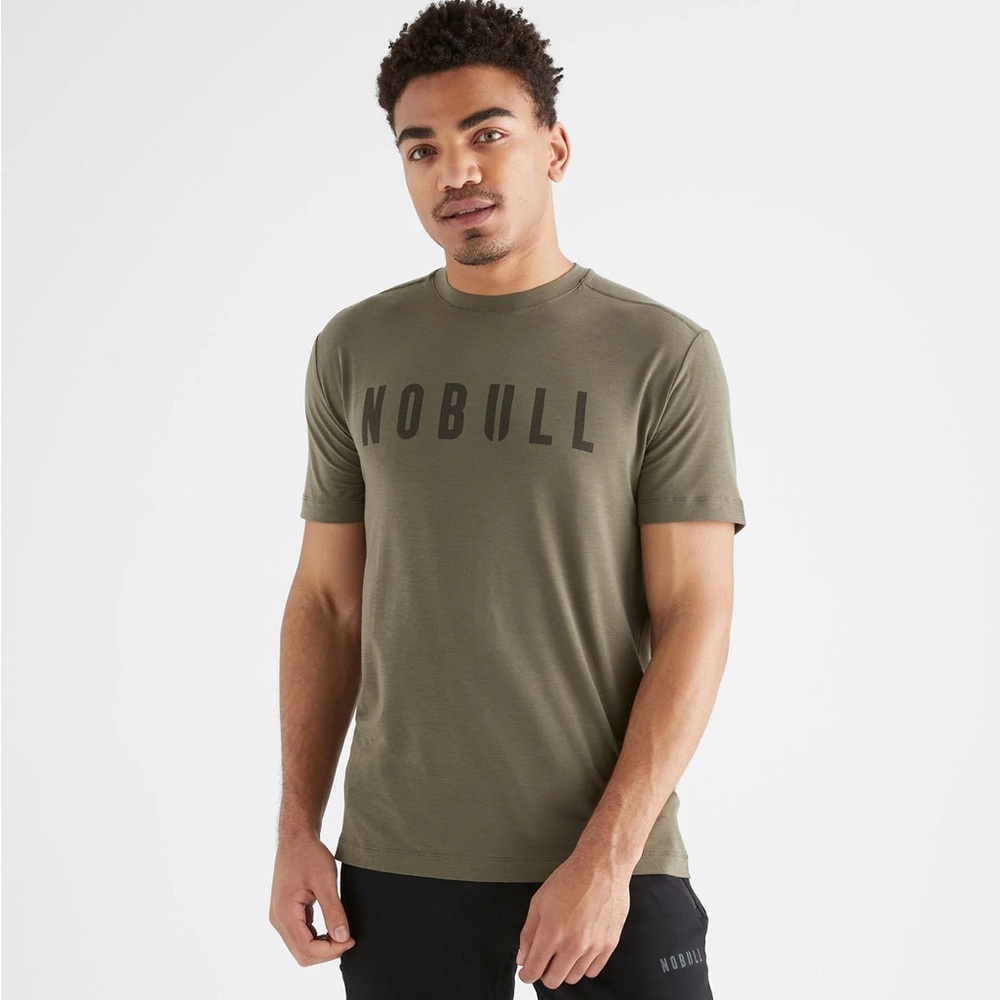 NOBULL Olive Green Short Sleeve Tee